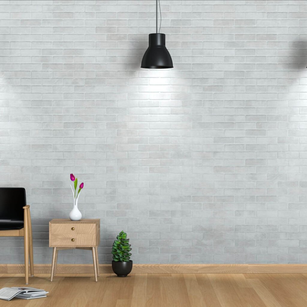 Interior design for living area with chair and lig 4ul36jp